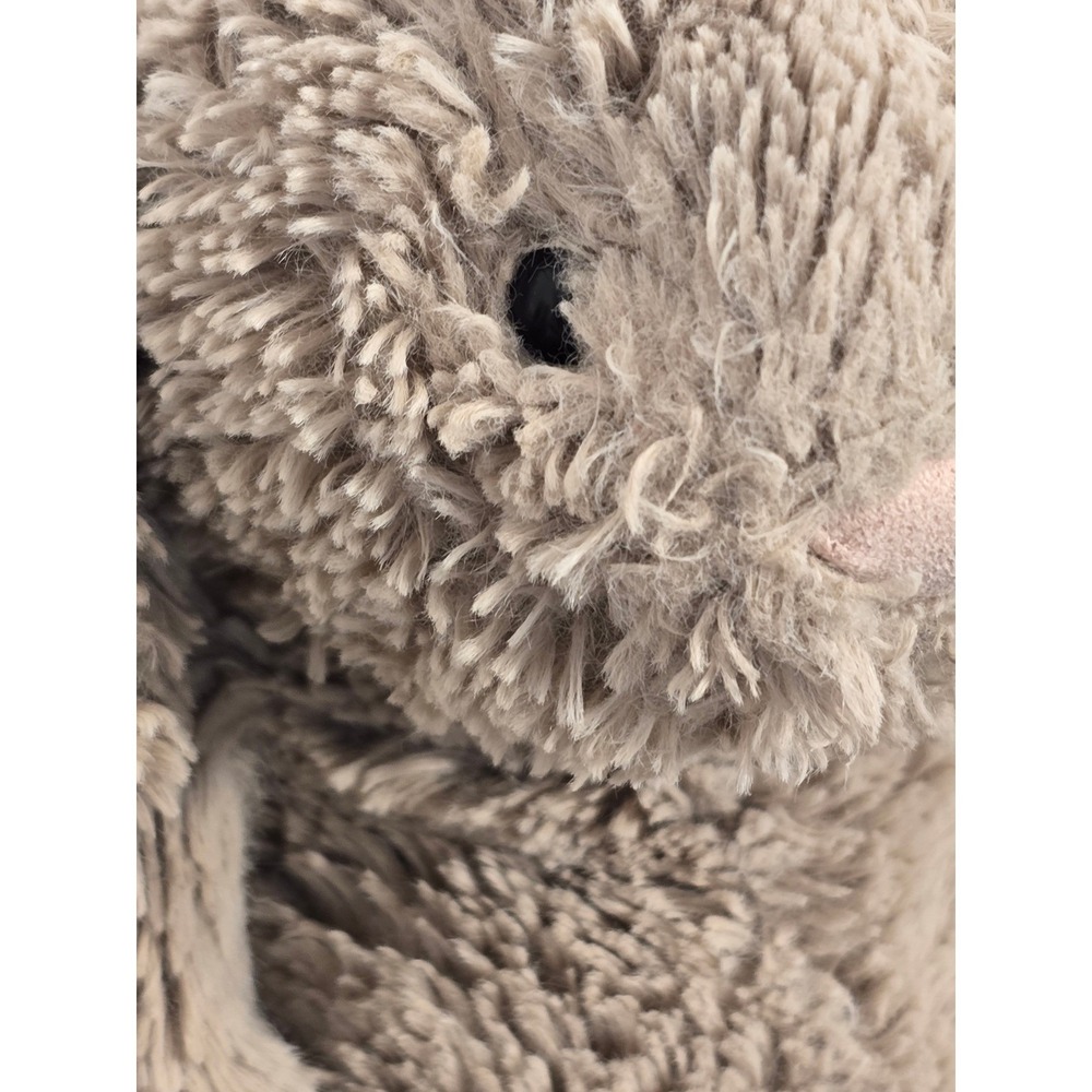 Retired Jellycat London Bashful Bunny Plush SILVER Taupe Stuffed Rabbit 12 Inch - Picture 4 of 10